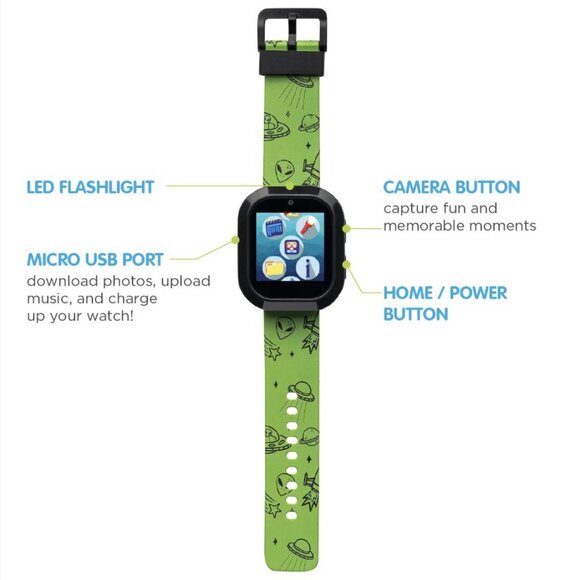 New Boys Silicone Strap Smartwatch Watch STEM TOY and Bluetooth Speaker Bundle - Picture 6 of 9